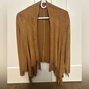 HOLLISTER FRINGE SUEDE JACKET
